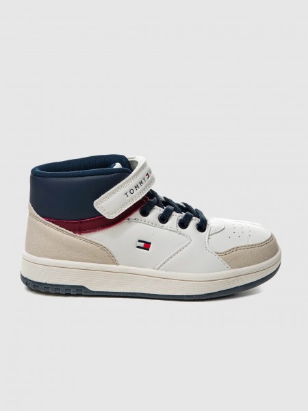 Tenis Nio Beige Tommy Jeans Kids