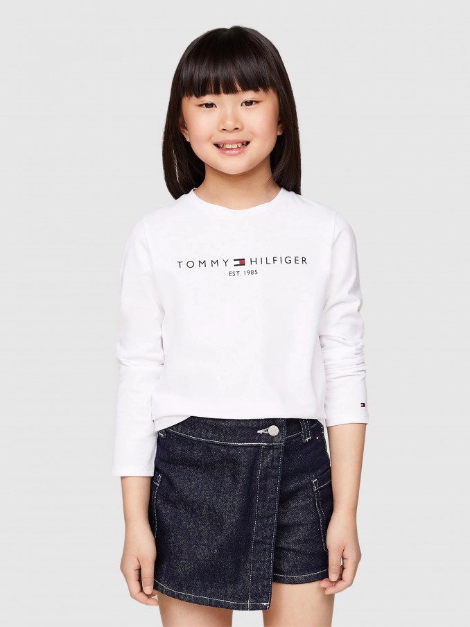 Camiseta Nia Blanco Tommy Jeans Kids