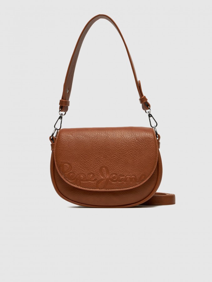 Shoulder Bags Woman Camel Pepe Jeans London