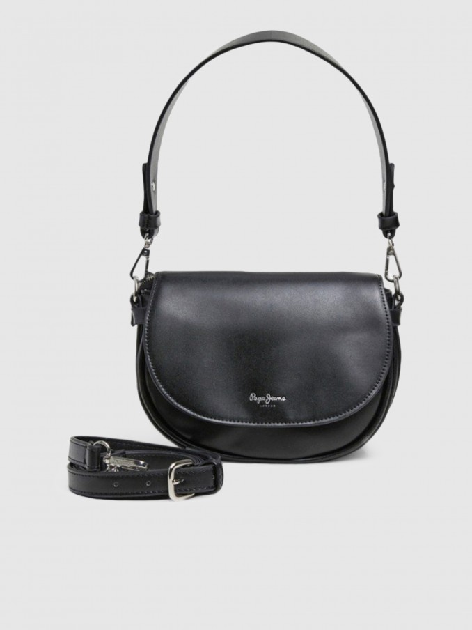 Bolsos de Hombro Mujer Negro Pepe Jeans London