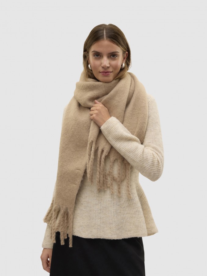 Scarves Woman Beige Vero Moda