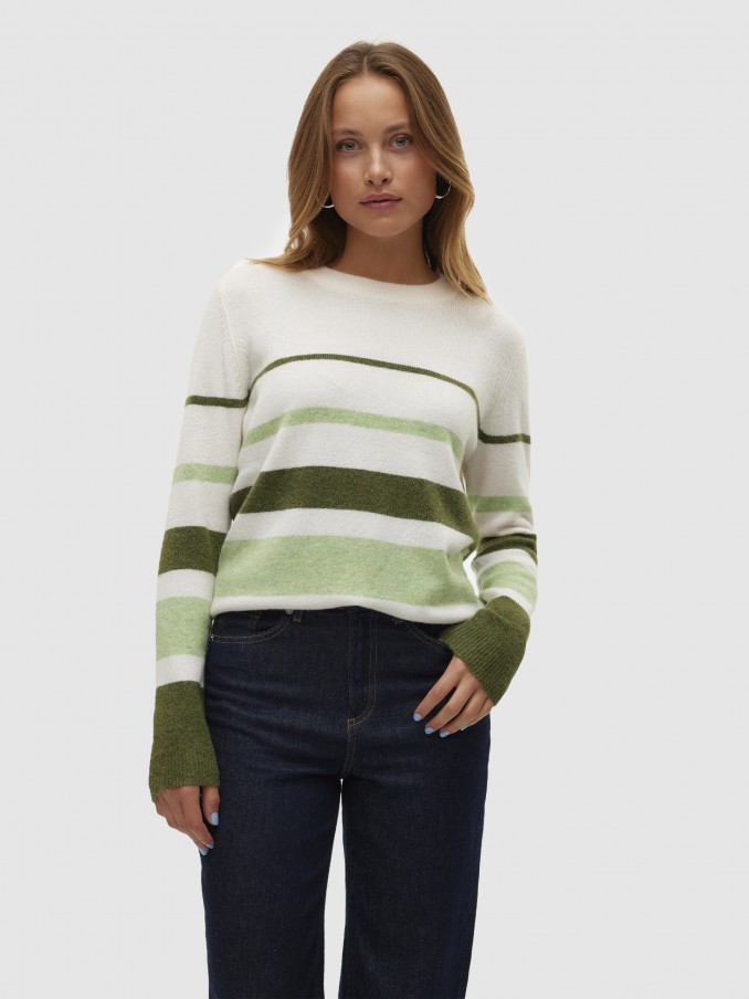 Sueter Mujer Verde Vero Moda