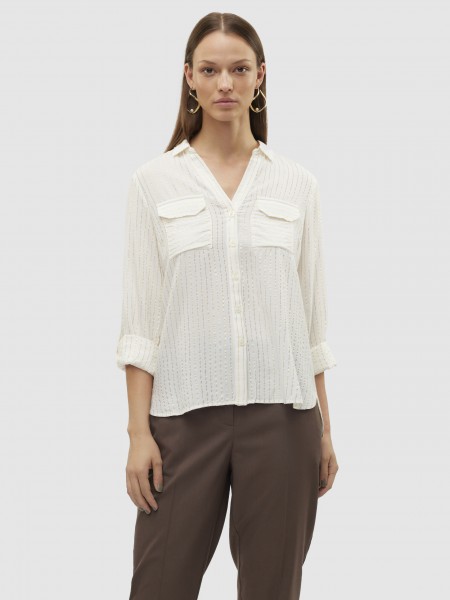 Shirt Woman White Vero Moda