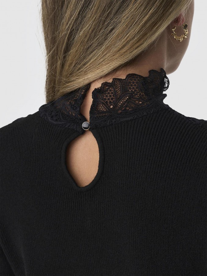 Sueter Mujer Negro Only