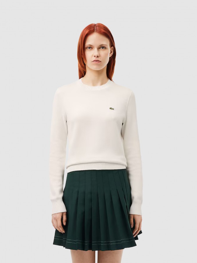 Jumper Woman Cream Lacoste