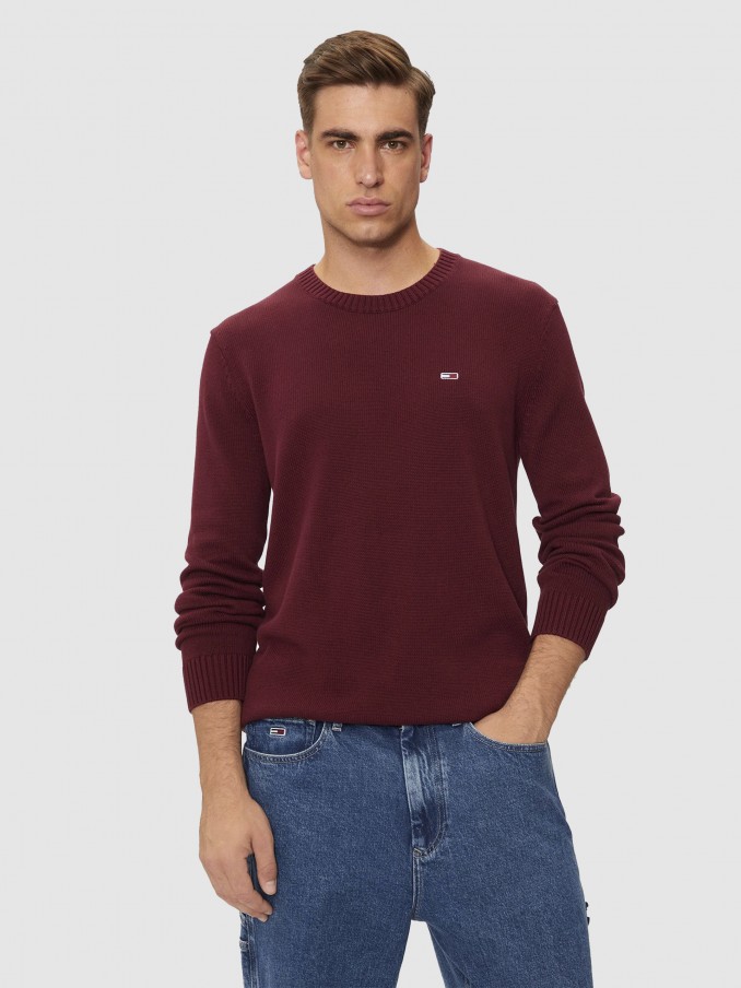 Pullover Man Bordeaux Tommy Jeans