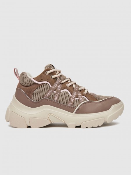 Sneakers Woman Light Brown Tommy Jeans