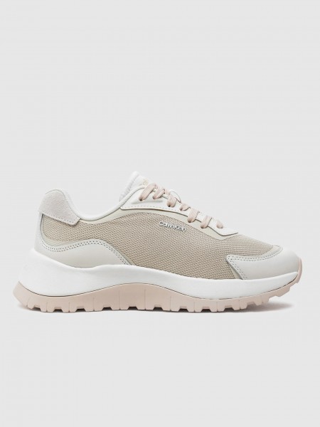 Sneakers Woman Cream Calvin Klein