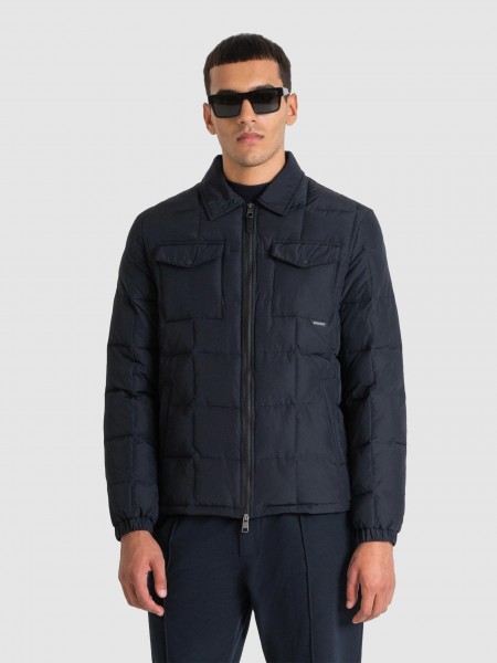 Chaqueta Hombre Azul Oscuro Antony Morato