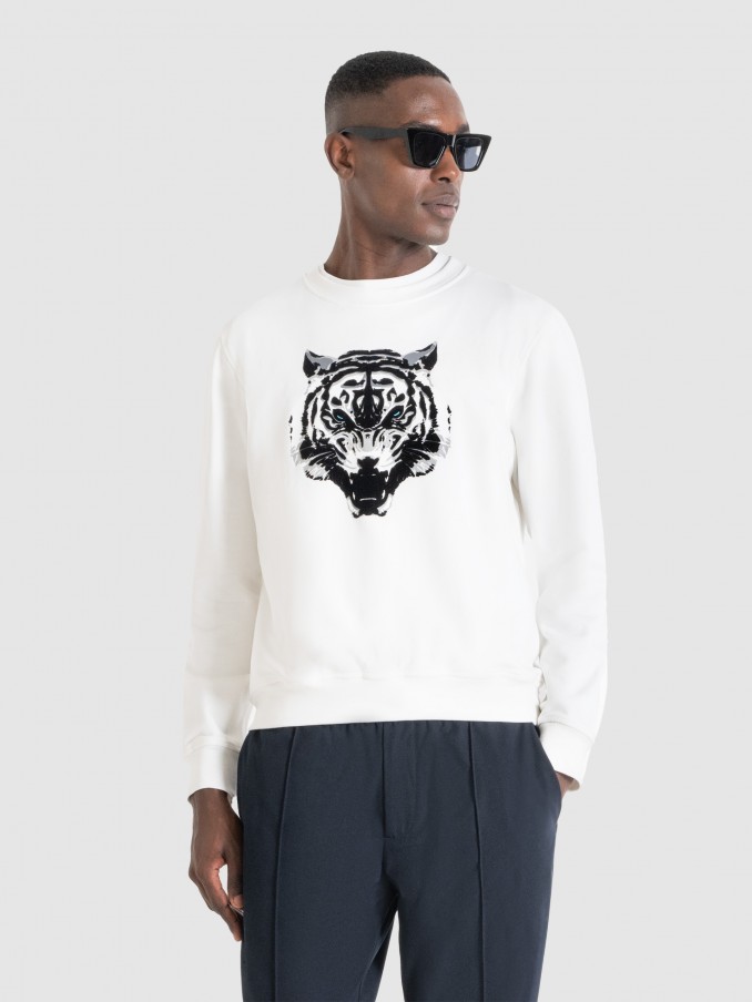 Jumper Man White Antony Morato