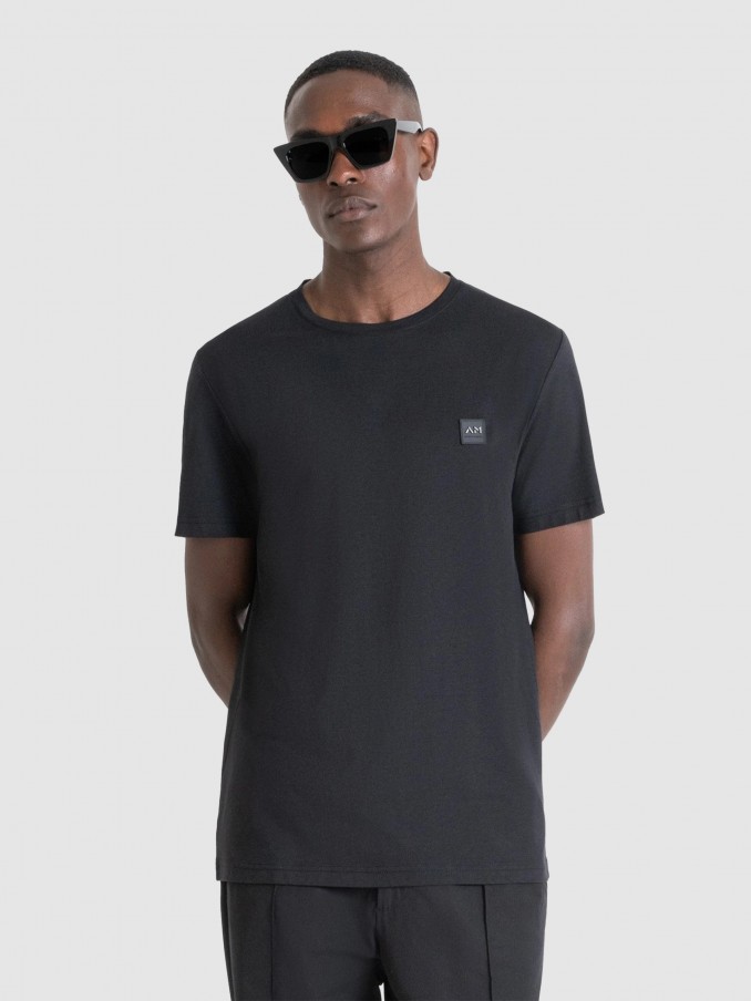 T-Shirt Man Black Antony Morato