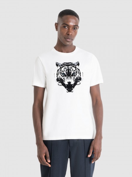 T-Shirt Man White Antony Morato