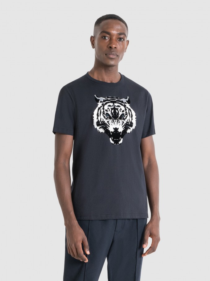 T-Shirt Man Dark Blue Antony Morato