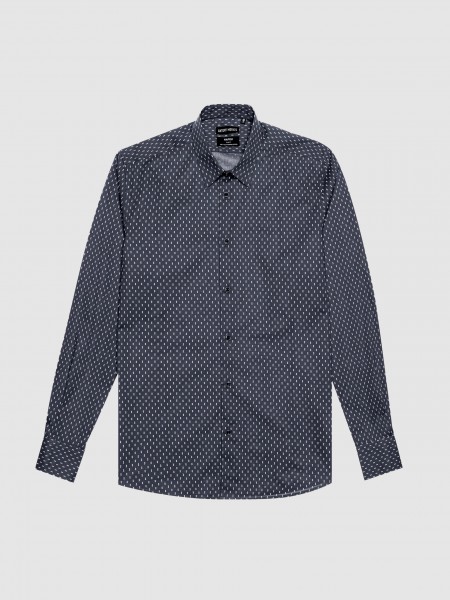 Shirt Man Dark Blue Antony Morato