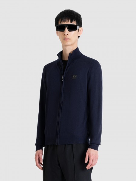 Chaqueta Hombre Azul Oscuro Antony Morato