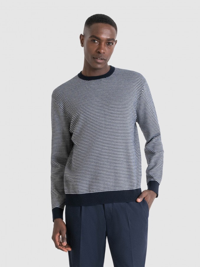 Pullover Man Dark Blue Antony Morato