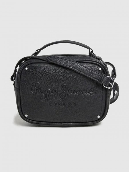 Bolsos de Hombro Mujer Negro Pepe Jeans London