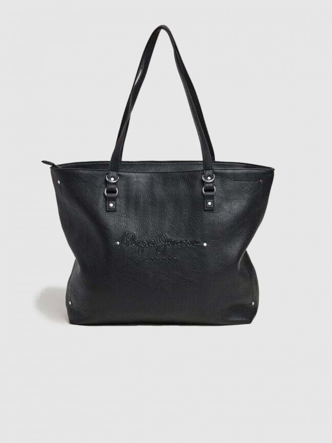 Bolsos Mujer Negro Pepe Jeans London