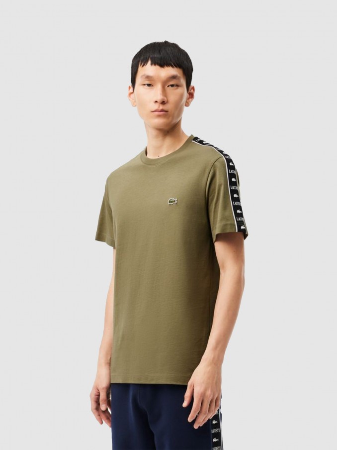 Camiseta Hombre Verde Lacoste