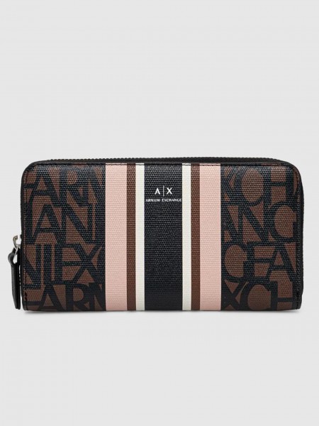 Carteiras Mulher Zip Around Armani Exchange