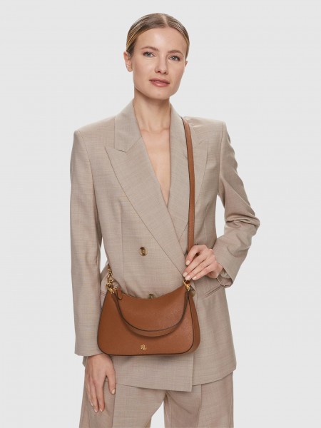 Shoulder Bags Woman Brown Polo Ralph Lauren