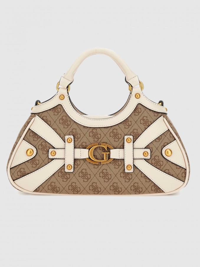 Handbag Woman Beige Guess