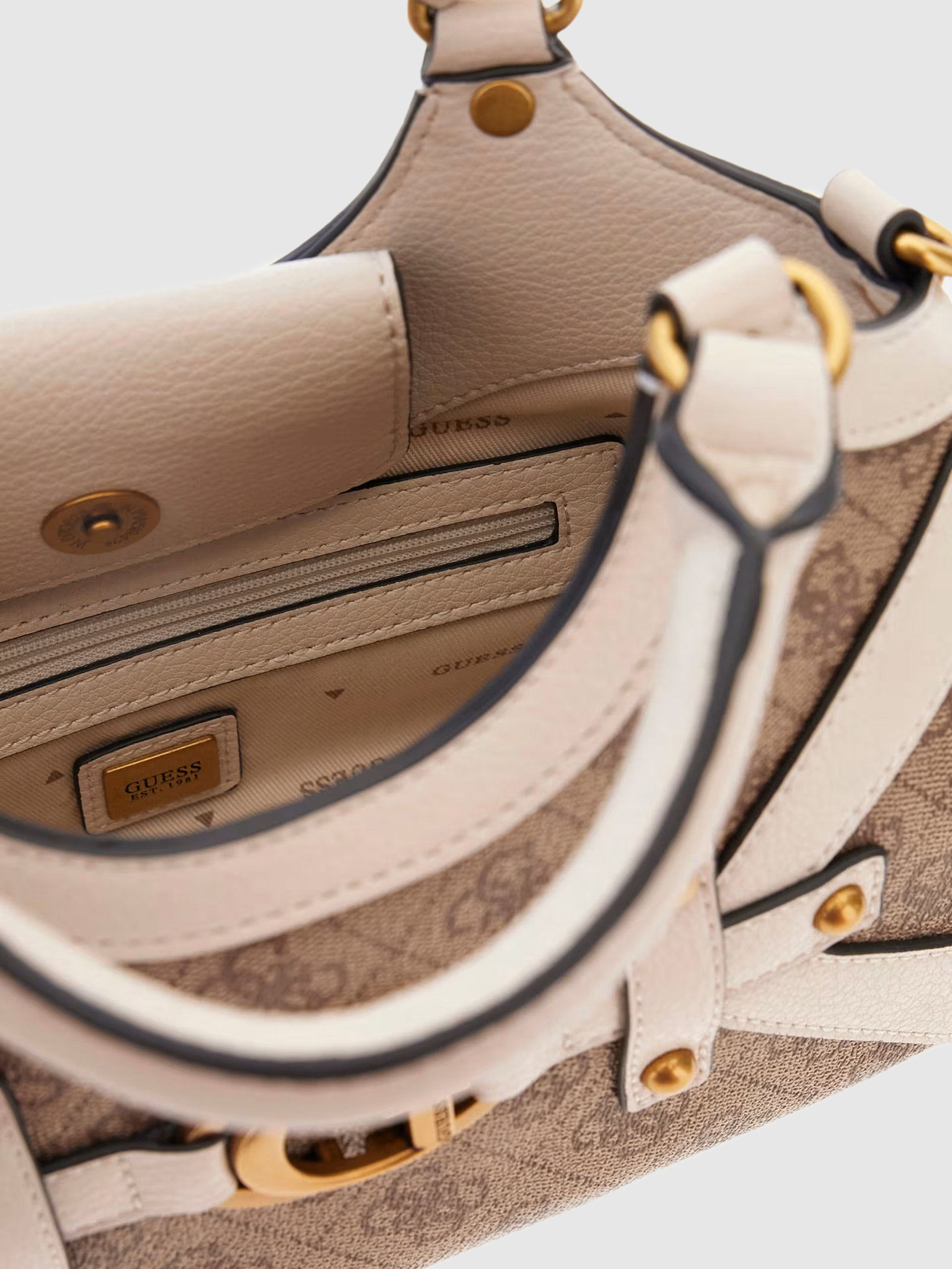 Bolso Mujer Beige Guess