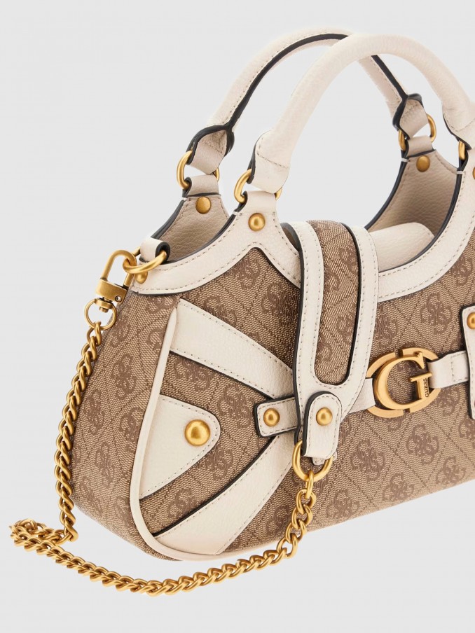 Bolso Mujer Beige Guess