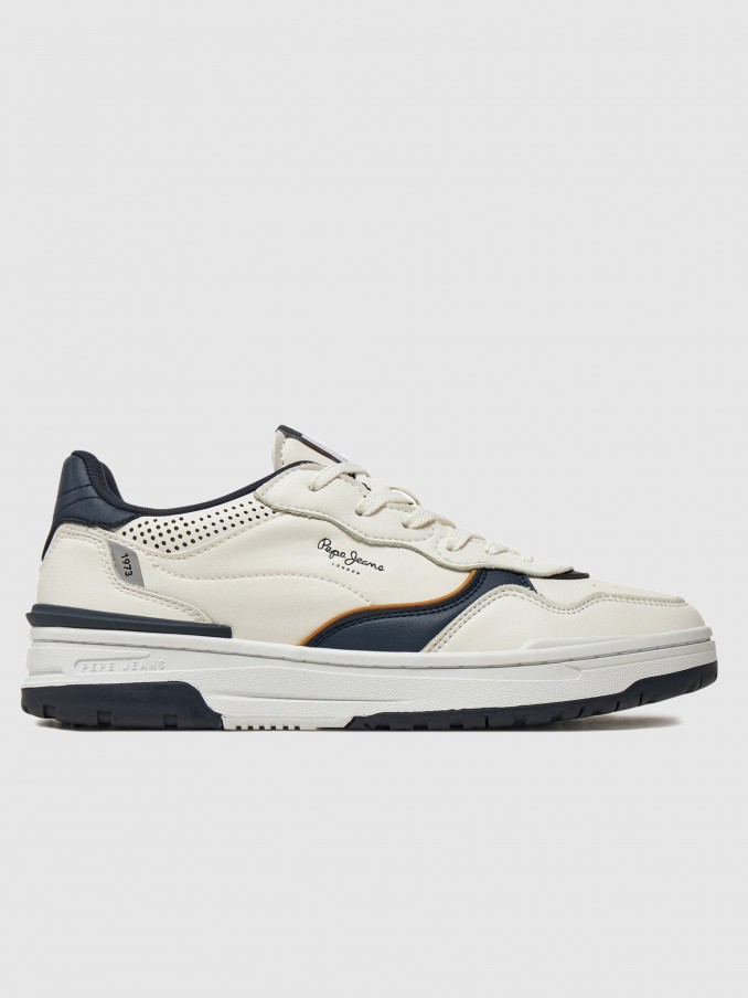 Tenis Hombre Crema Pepe Jeans London