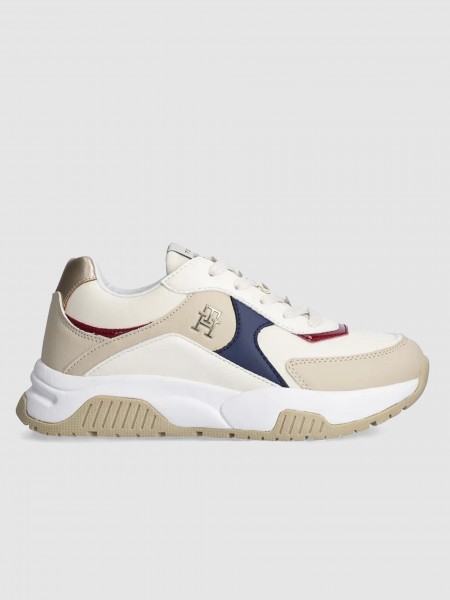 Tenis Nia Beige Tommy Jeans Kids