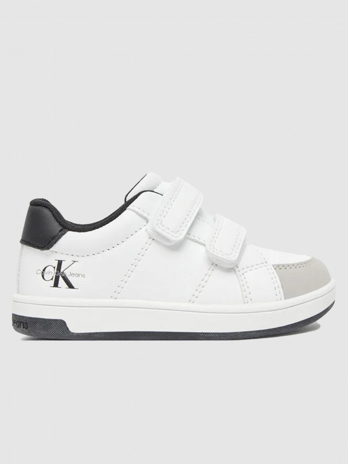 Sneakers Boy White Calvin Klein