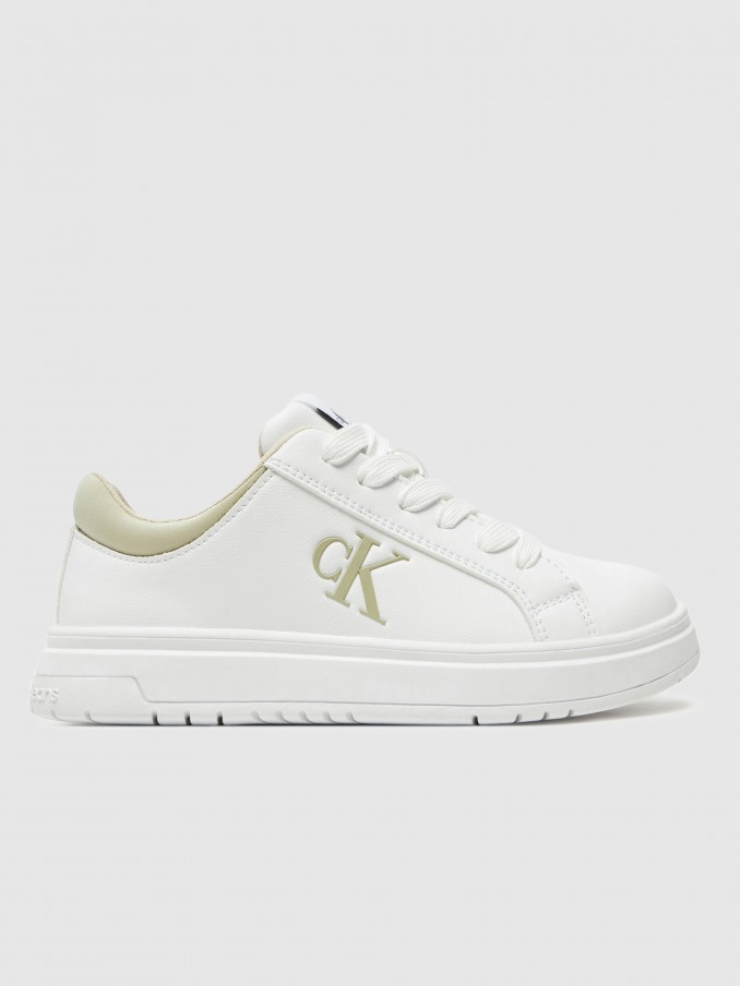 Sneakers Girl White Calvin Klein