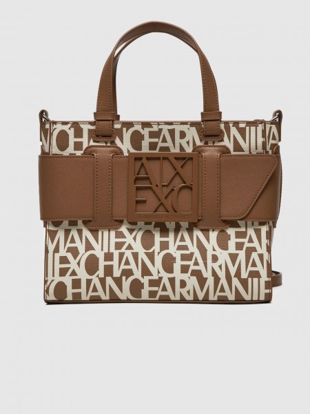 Bolsos de Mano Mujer Camello Armani Exchange