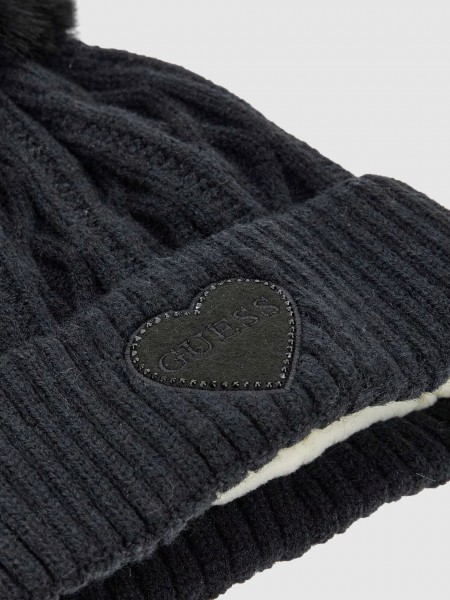 Beanie Girl Black Guess
