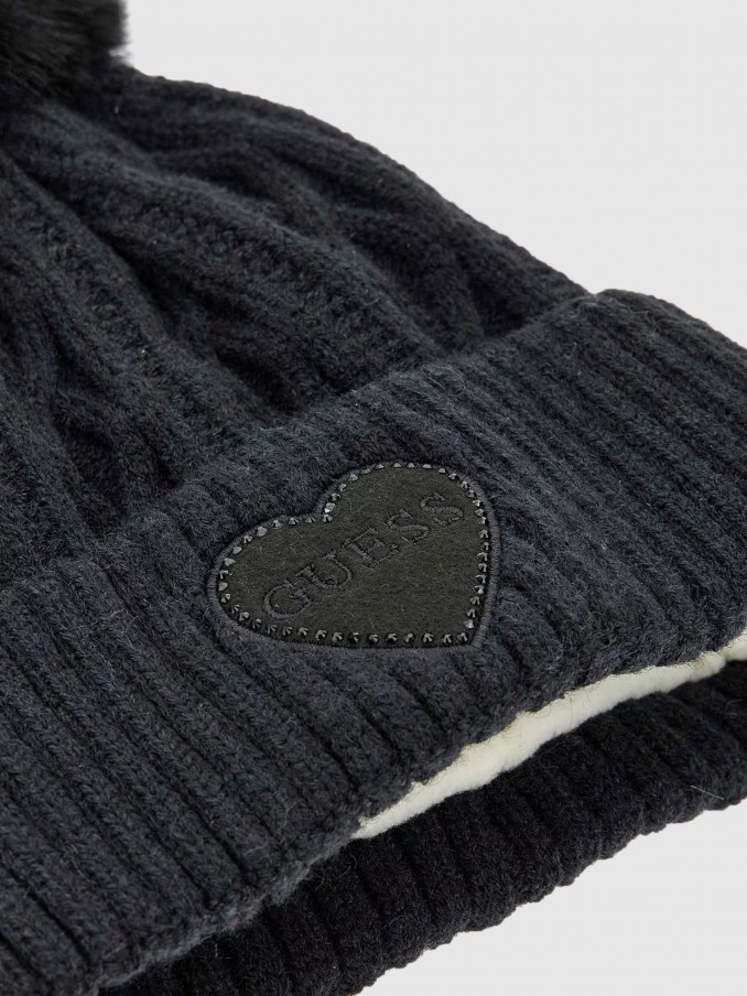 Beanie Girl Black Guess
