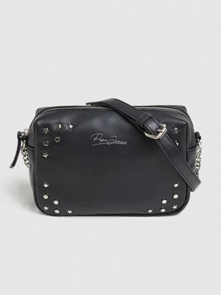 Bolsos de Hombro Mujer Negro Pepe Jeans London