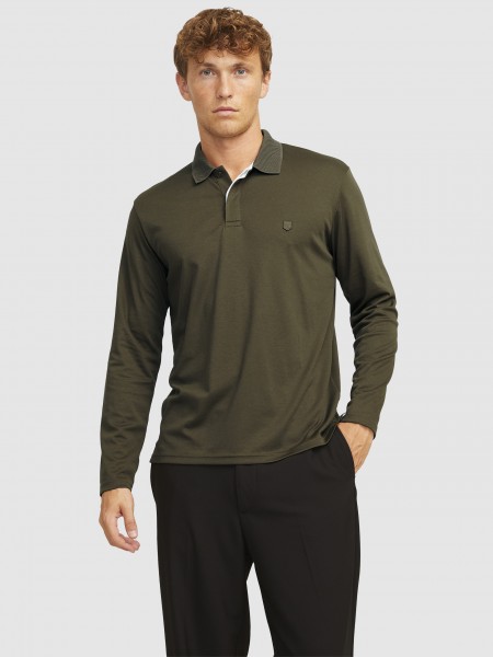 Polo Hombre Verde Jack & Jones