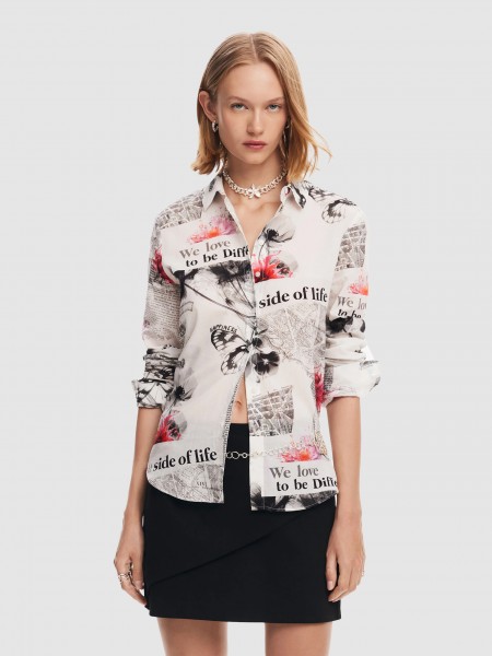 Shirt Woman White Desigual