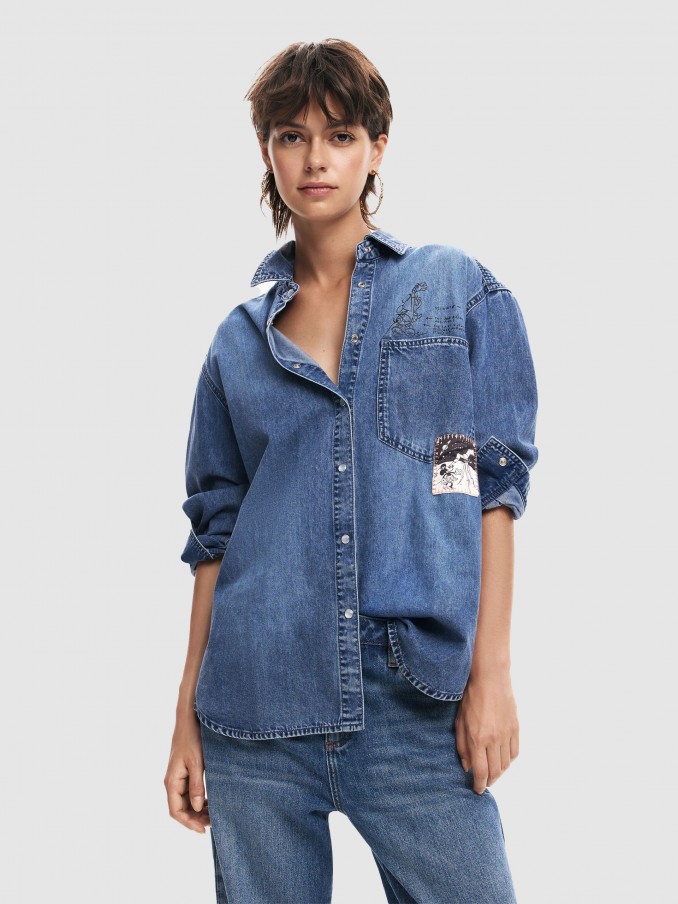 Camisa Mujer Jeans Desigual