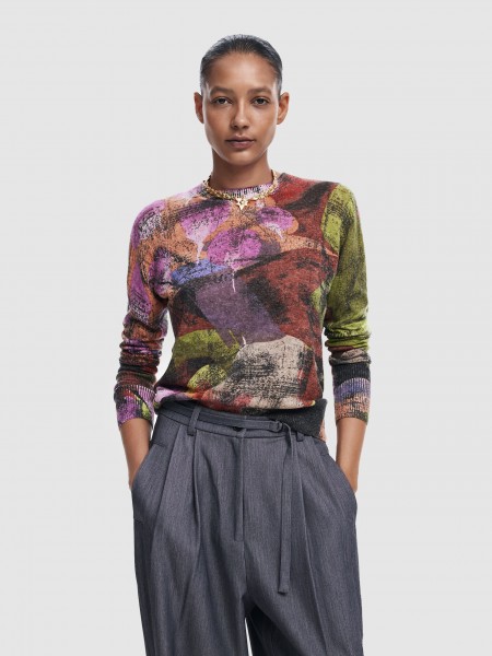 Pullover Woman Multicolor Desigual