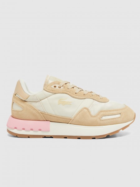 Sneakers Woman Beige Lacoste