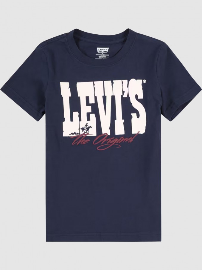 Camiseta Nio Azul Marino Levis