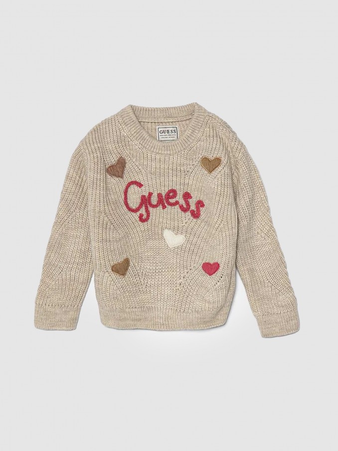 Pullover Girl Beige Guess