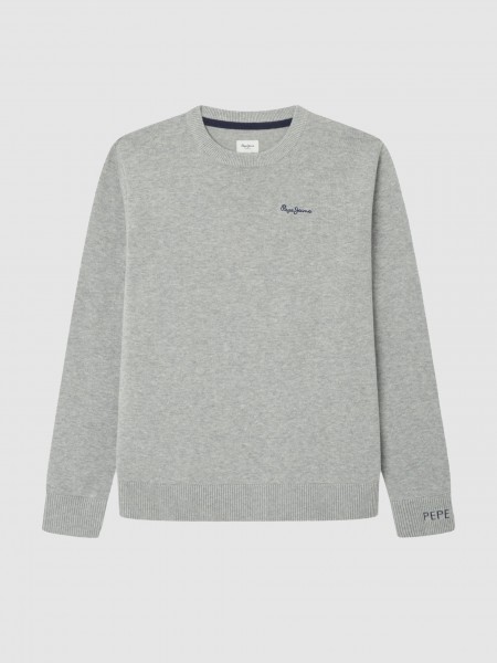 Pullover Boy Grey Pepe Jeans London