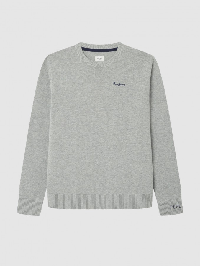 Pullover Boy Grey Pepe Jeans London