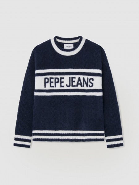 Sueter Nia Azul Marino Pepe Jeans London