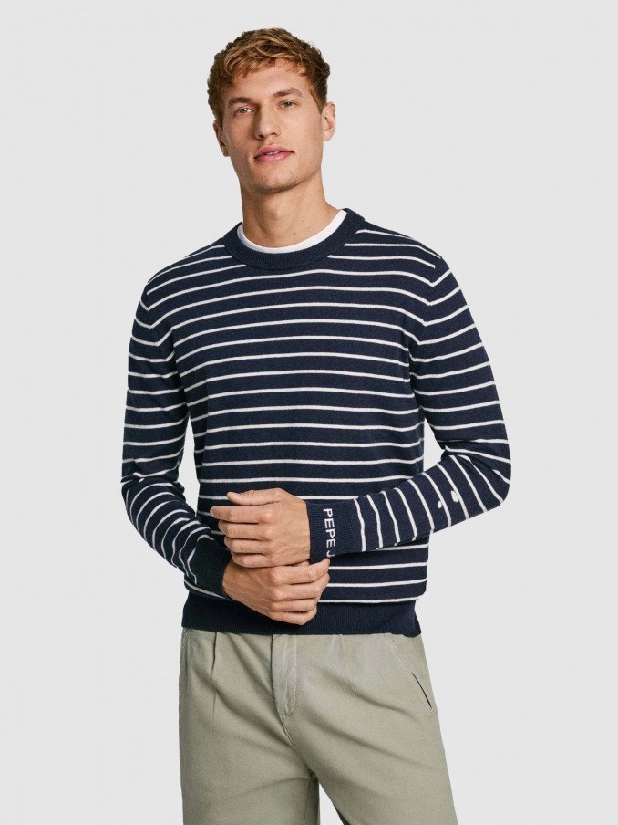 Pullover Man Stripes Pepe Jeans London