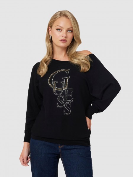 Camisola de Malha Mulher Selena Logo Guess