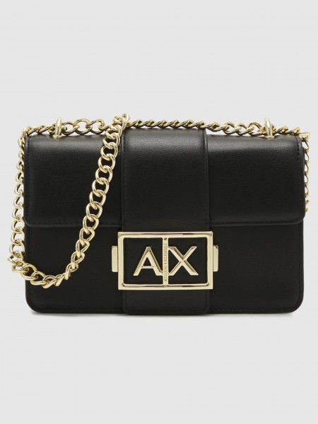 Bolsos de Hombro Mujer Negro Armani Exchange