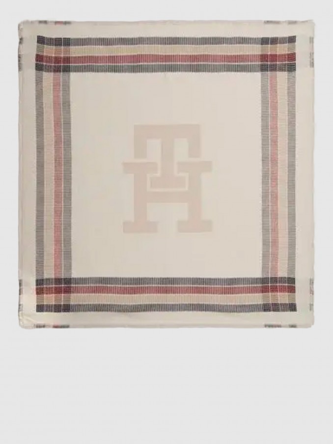 Scarves Woman Beige Tommy Hilfiger